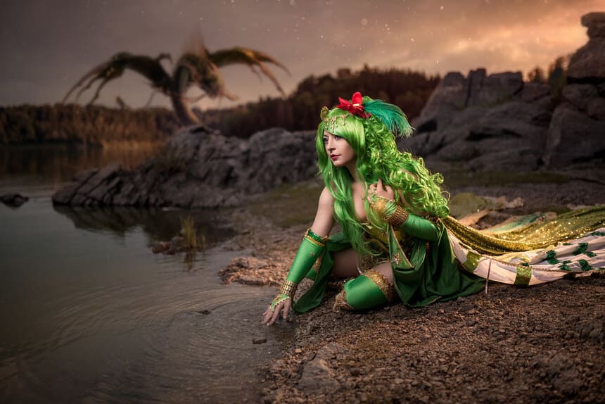 Rydia som cosplay